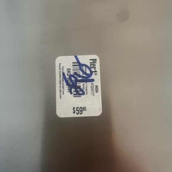 New Pier One Mosaic Platter in aqua grey and white - Picture 4 of 5